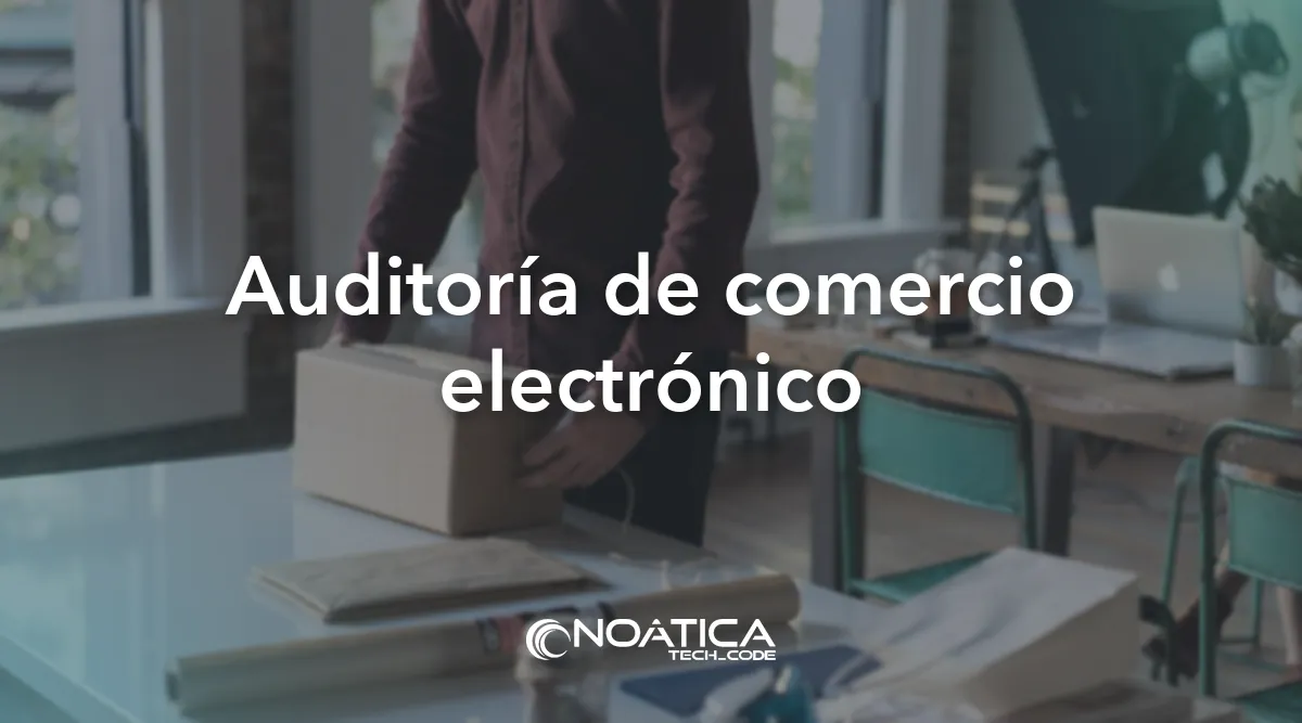 Auditoría de comercio electrónico: Consultoría y auditoría informática para empresas – NOÁTICA Informática para empresas