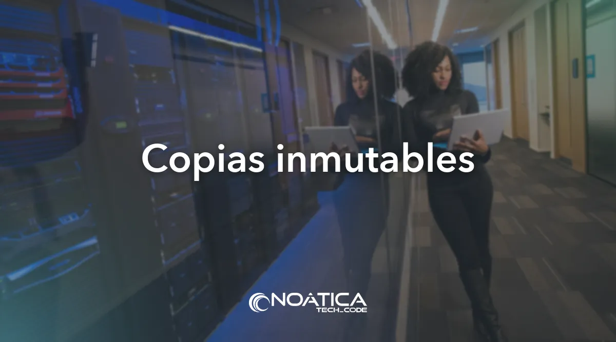 Copias inmutables: Prevención de pérdida de datos para empresas – NOÁTICA Informática para empresas
