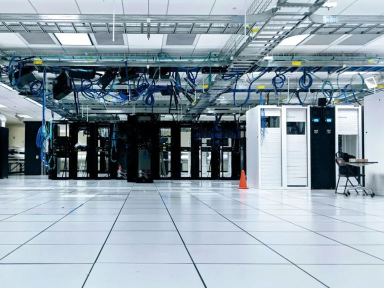 Sala de servidores de la infraestructura informática de una empresa